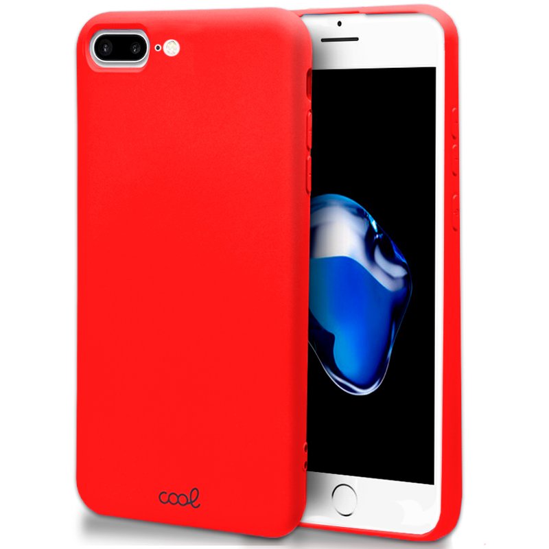 Carcasa COOL para iPhone 7 Plus / iPhone 8 Plus Cover Rojo - Área