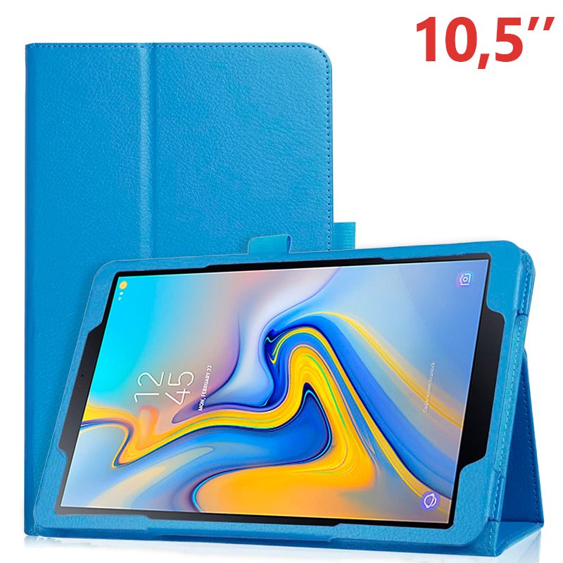 Distinguir marxista templado Funda COOL para Samsung Galaxy Tab A (2018) T590 / T595 Polipiel Liso Azul  10.5 pulg - Área Informática